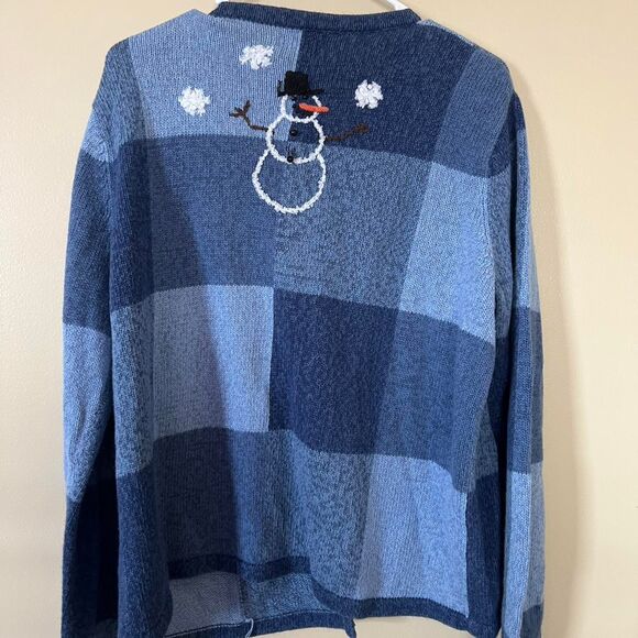 Vintage Breckinridge Women's Snowman Cardigan - Picture 4 of 5